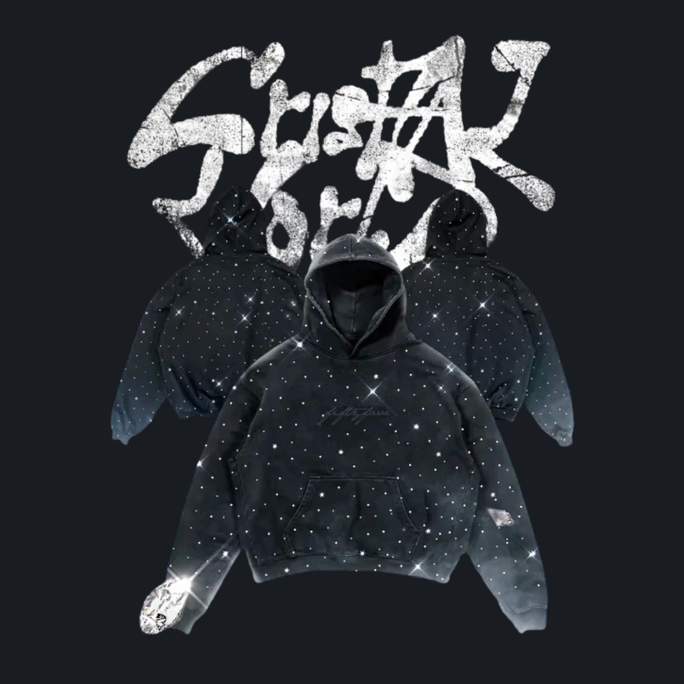 Sudadera con estampado galaxia