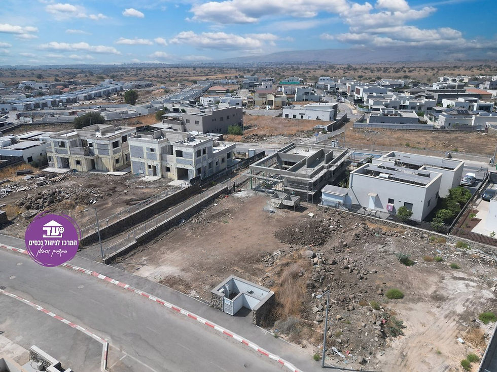 תמונה ממוזערת: למכירה בקצרין, שכ' רובע 11 - מגרש פינתי  בגודל 507 מ"ר, לבנייה