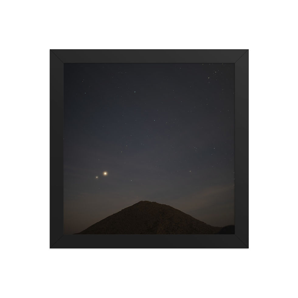 Thumbnail: Venus & Jupiter over Mt. Madison - White Mountain National Forest