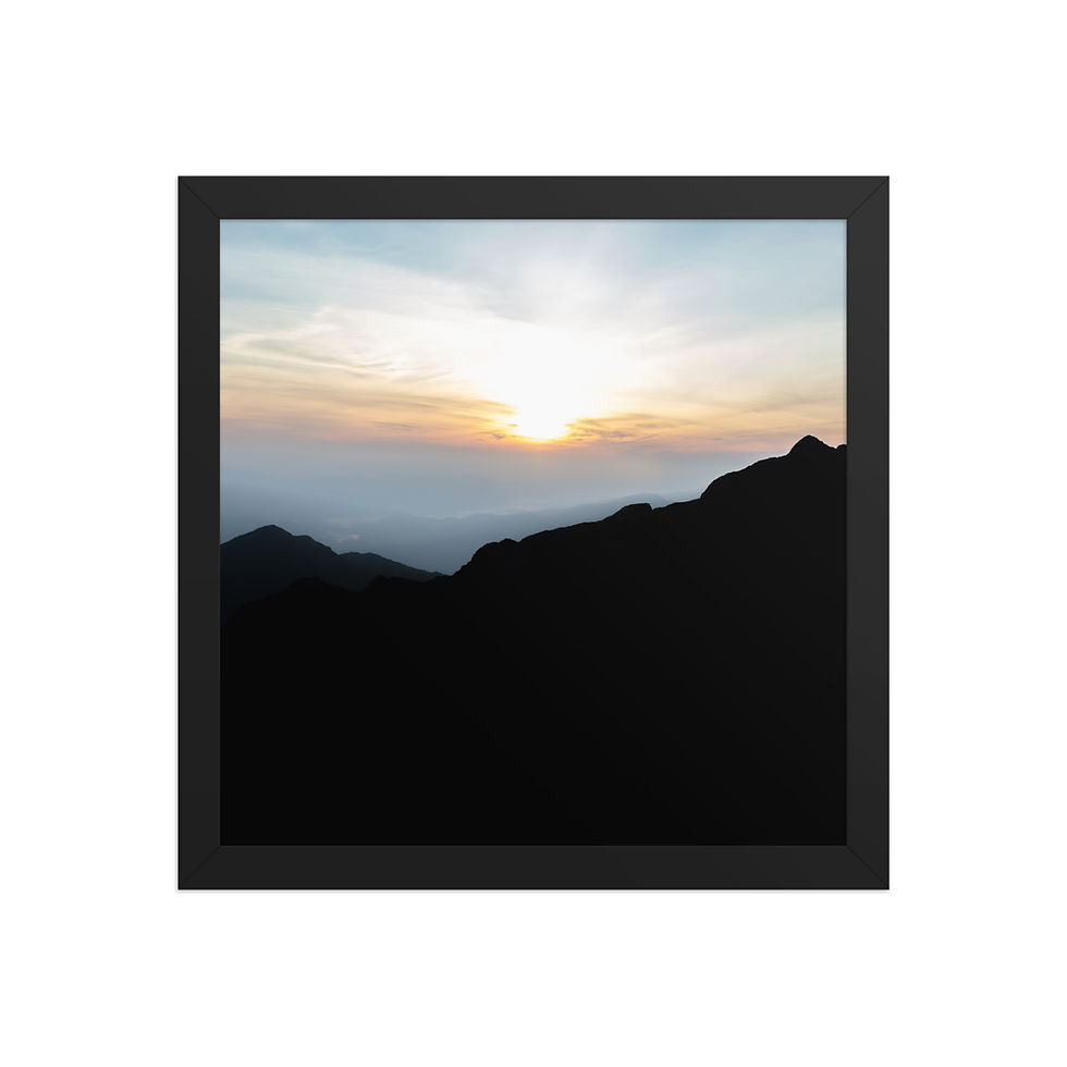 Thumbnail: Silhouetted Sunrise Over Madison - White Mountain National Forest, New Hampshire