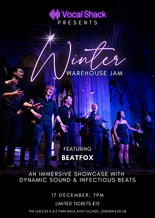 Vocal Shack Winter Warehouse Jam Poster