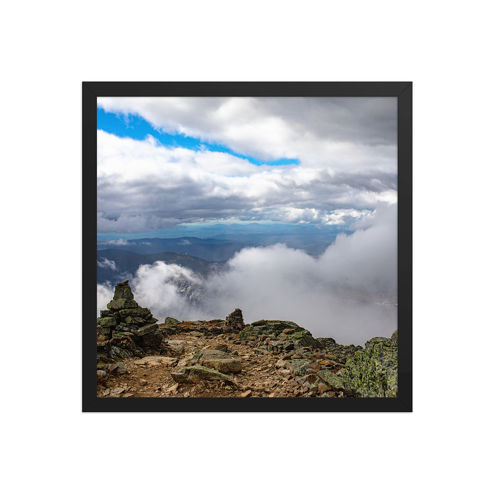 Thumbnail: Breaking Clouds on Lafayette Summit - White Mountains