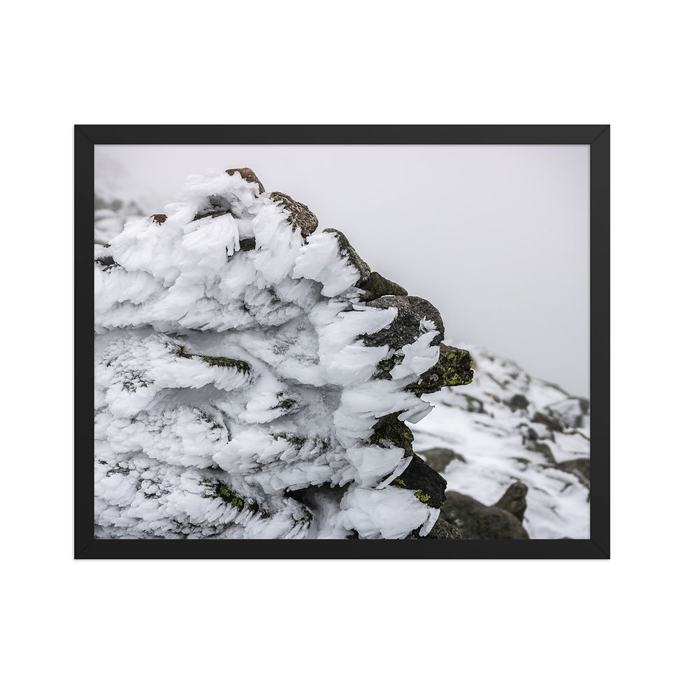 Thumbnail: Icy Carin Winter Hiking Wall Art | White Mountains New Hampshire