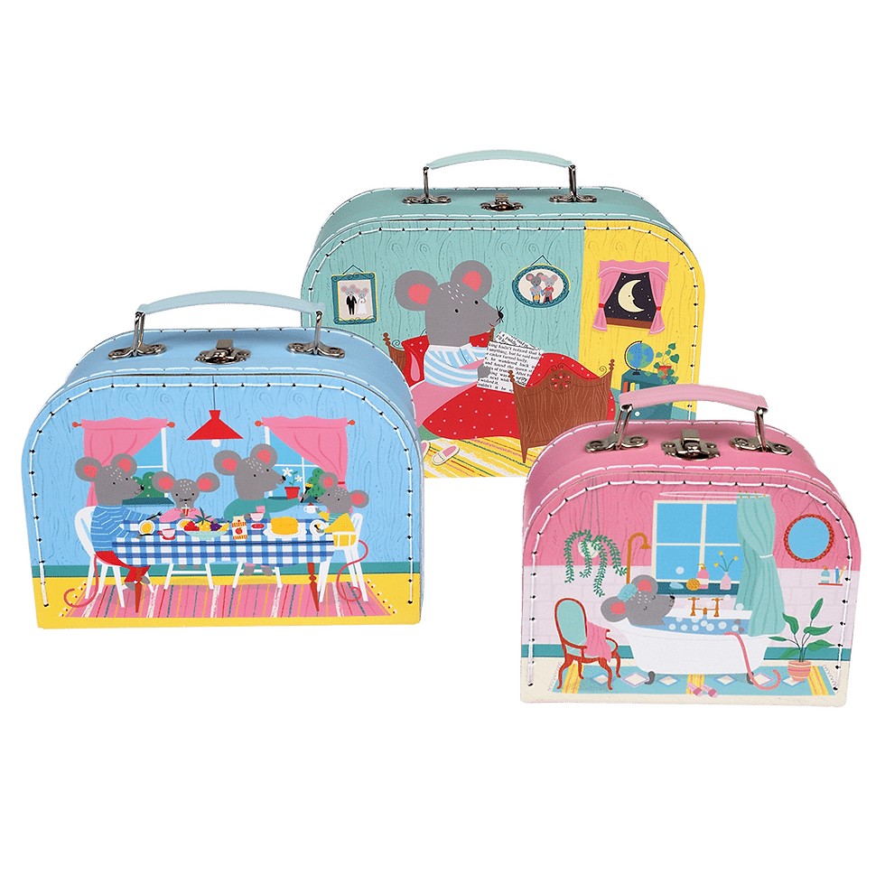 Thumbnail: Rex London Mouse In A House Cases (set of 3)