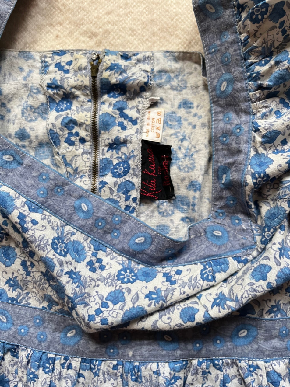 Thumbnail: 70s Ritu Kumar for Roshafi Maxi dress 