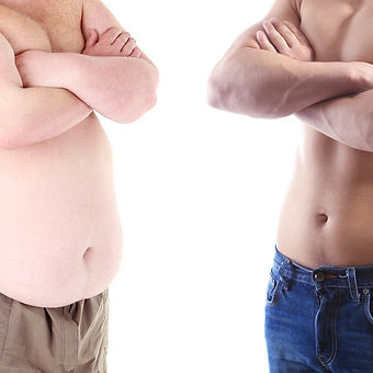 Health and fitness concept. Before and after weight loss by man..jpg