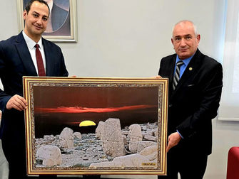 NEFSAD BAŞKANINDAN KAHTA ZİRAAT BANKASINA ZİYARET