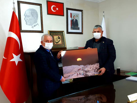 NEFSAD BAŞKANINDAN KAHTA ZİRAT ODASI'NA ZİYARET