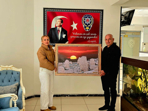 NEFSAD BAŞKANINDAN ADIYAMAN POLİS EVİNE ZİYARET