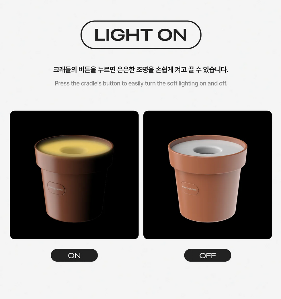 縮圖：【韓國】G-Dragon Official Light Stick CRADLE / G-Dragon 官方應援棒底座 花花手燈盆栽座
