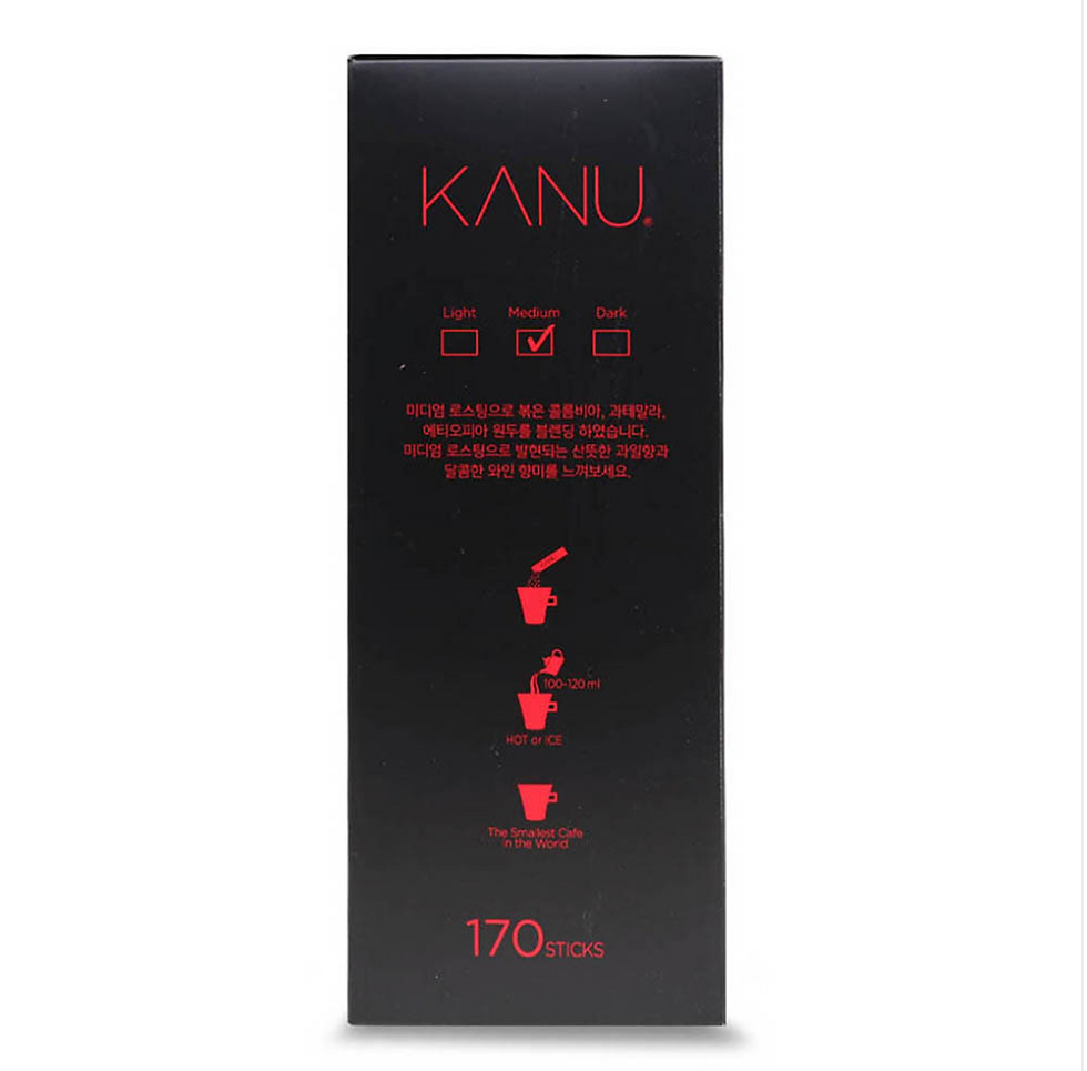 縮圖：【韓國】KANU- [增量裝] Mild Roasted Americano 中度烘培美式咖啡粉 / 170條裝 / 1盒