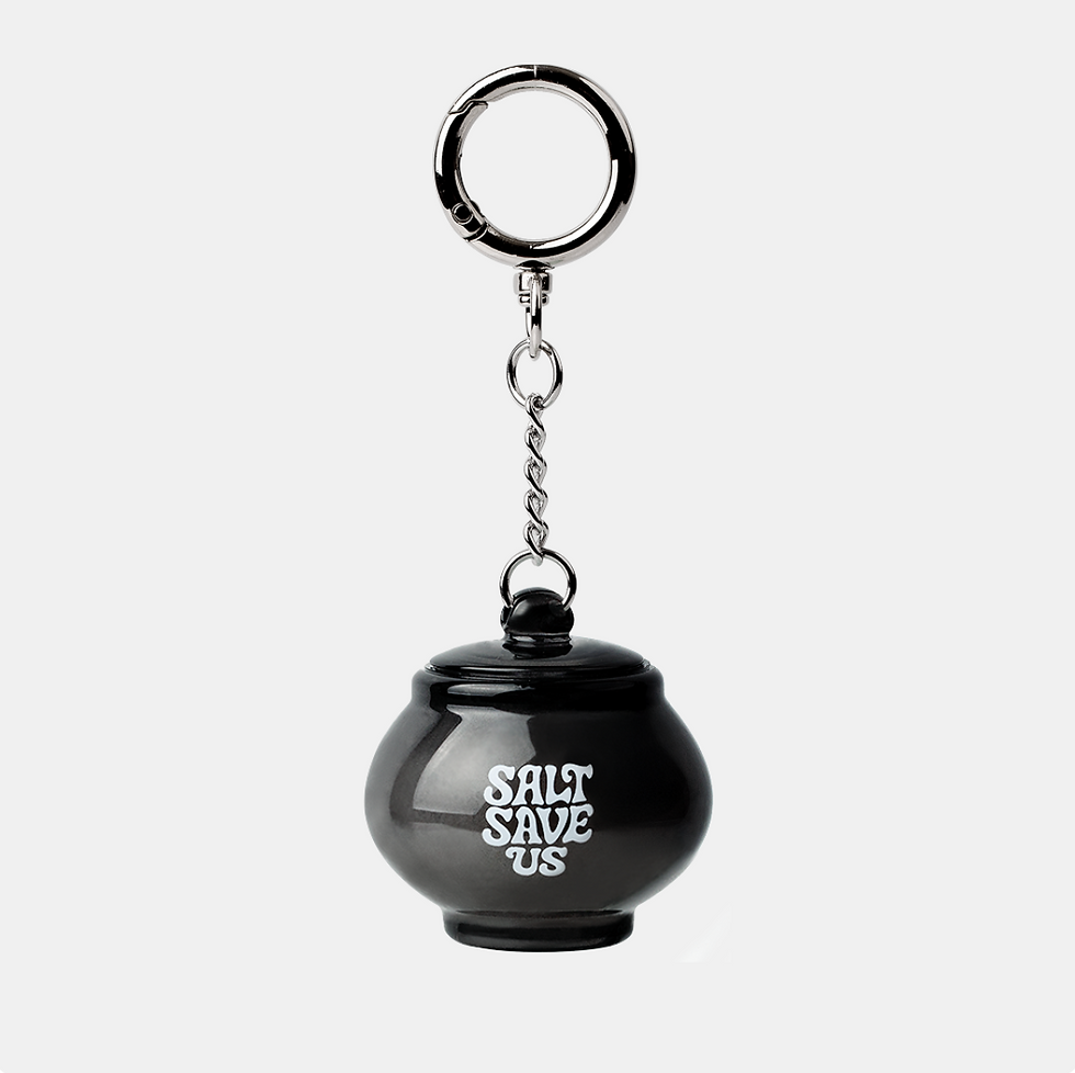 縮圖：【韓國】⁠TENTSEOUL-SALT SAVE US Keyring 五行開運淨化鹽罐匙扣 / 共5款