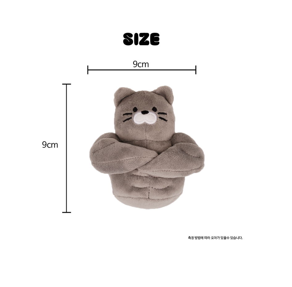 縮圖：【韓國】Cat Russian Blue Keyring 마동냥 러시안블루 키링 - MADONG GOM Muxle Friends