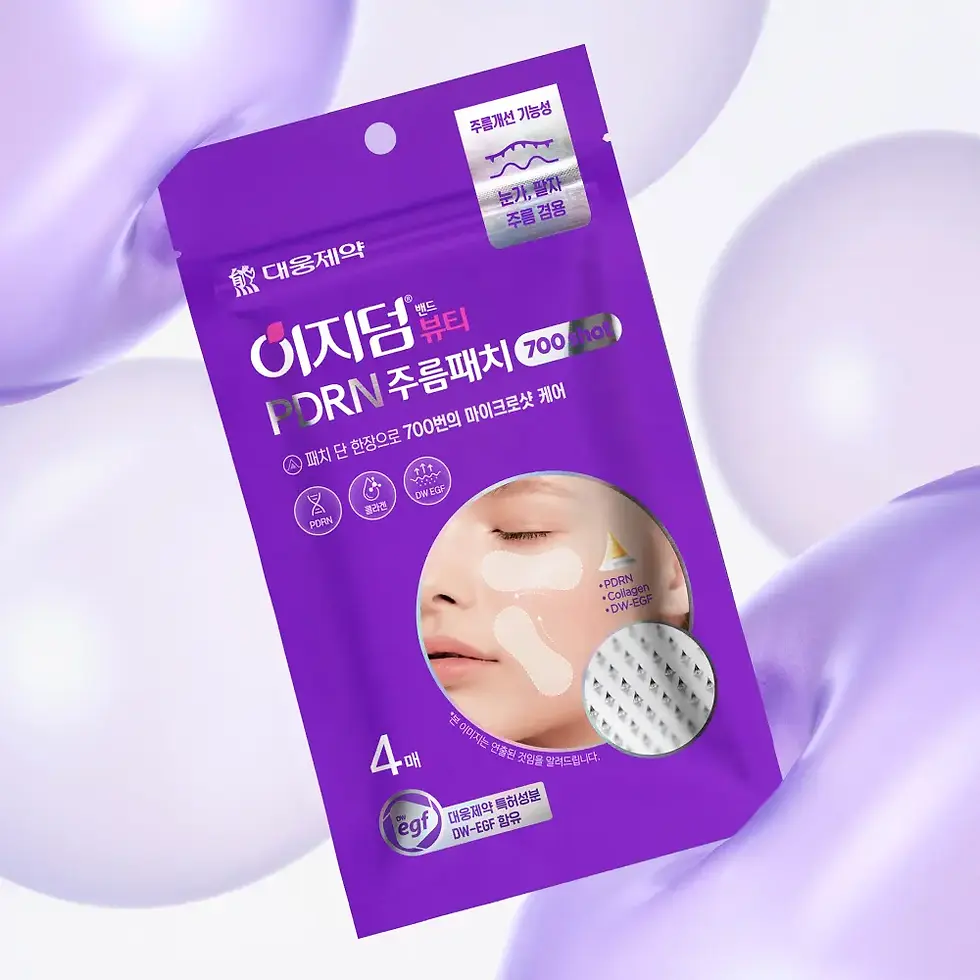 縮圖：【韓國】EASYDERM BEAUTY-PDRN Collagen Wrinkle Patch 膠原蛋白抗皺貼片 (Micro 700 Shot) / 4片裝