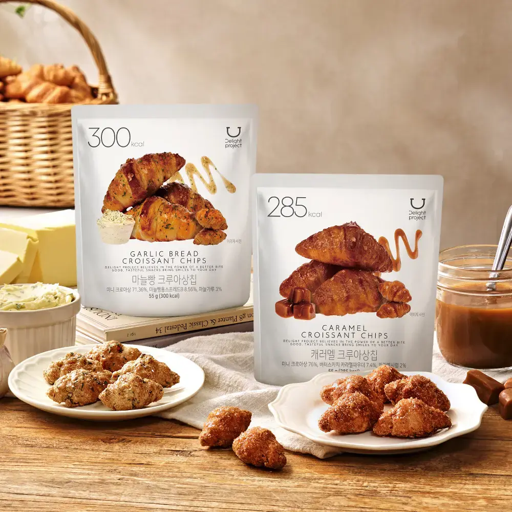 【韓國】Delight Project -Croissant Chips 可頌脆片 55g / 6件裝