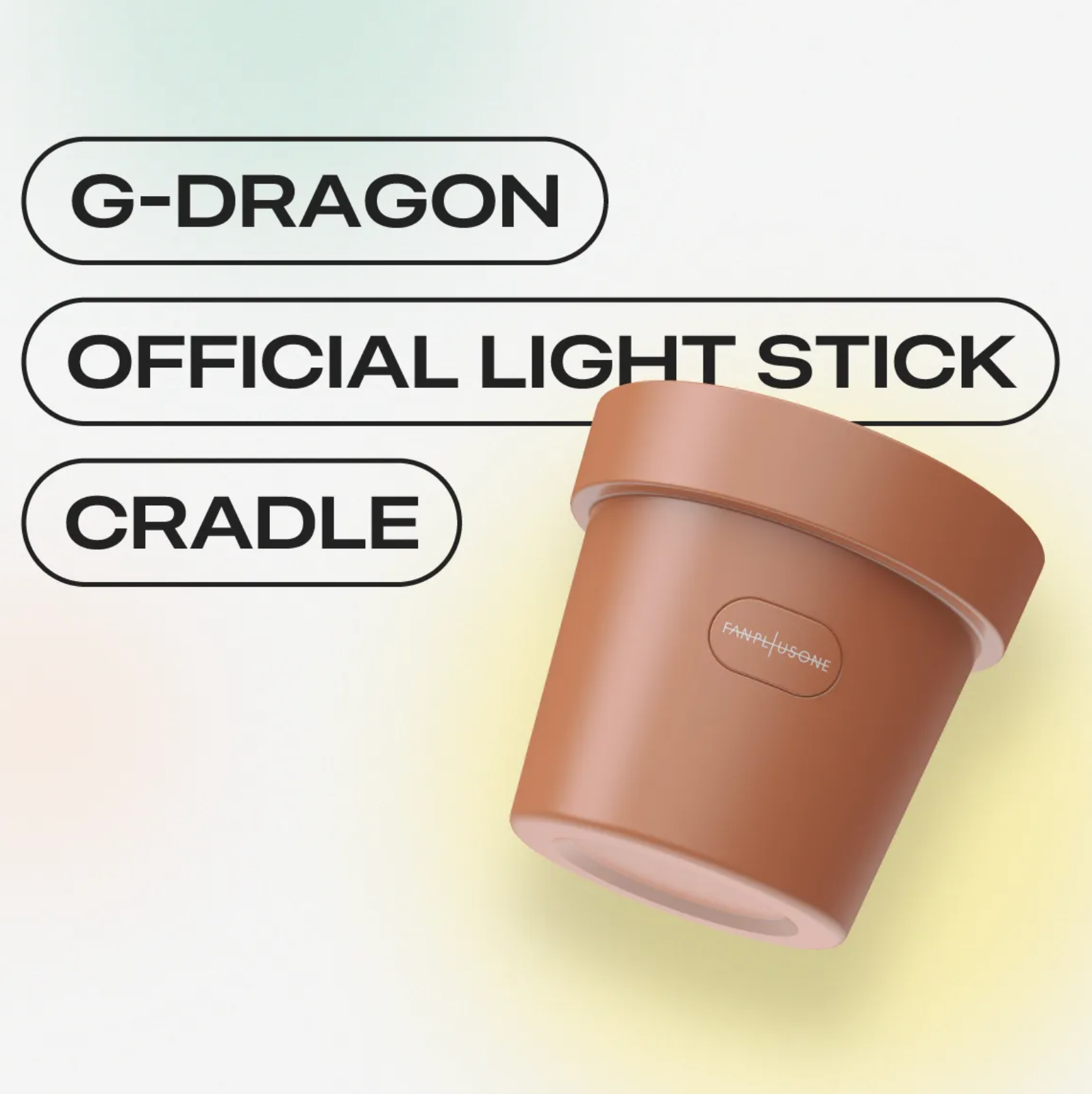 【韓國】G-Dragon Official Light Stick CRADLE / G-Dragon 官方應援棒底座 花花手燈盆栽座