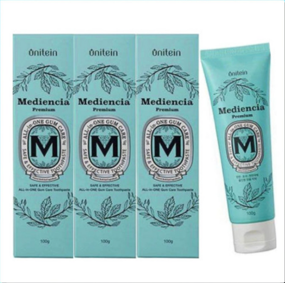 縮圖：【韓國】UNITEIN 尤尼特仁-新包裝Mediencia Premium Toothpaste 神通牙膏 /100g