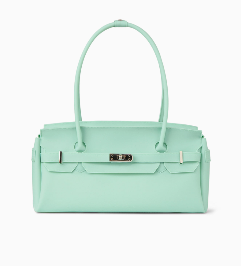 縮圖：【韓國】DEINET- [平價版Shoulder Birkin] JELLY TWO-WAY BAG / 共8色