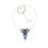 Thumbnail: MACRAME NECKLACE WITH GRAY LAPIS LAZULI