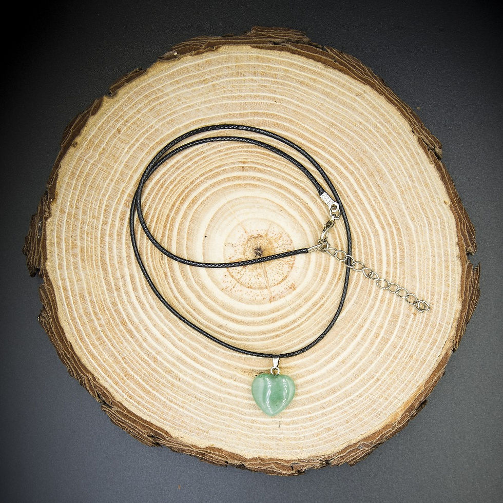 Thumbnail: AVENTURINE HEART NECKLACE