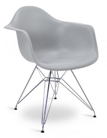 Miniatura: Silla Réplica Eames DAR Gris