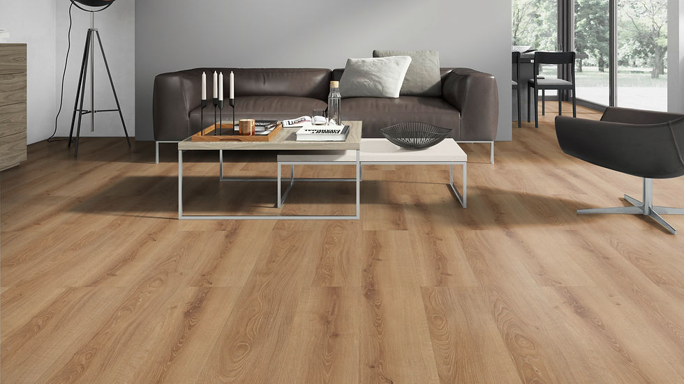 Miniatura: Metro cuadrado de piso instalado color DYNAMIC OAK CANDY BROWN