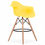 Miniatura: Silla periquera réplica Eames DAW Amarilla