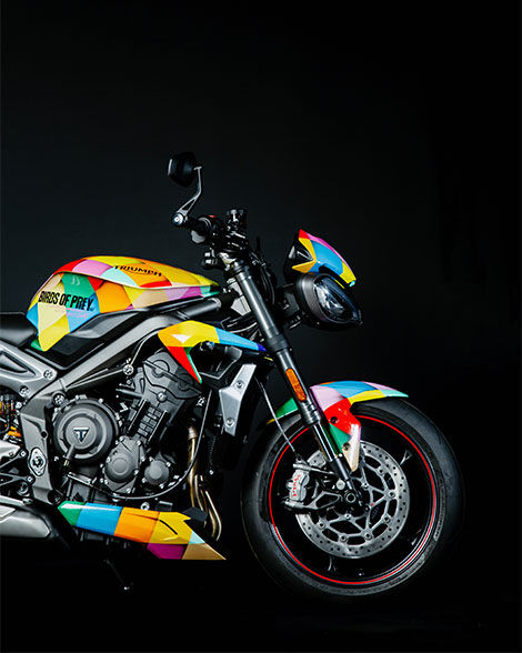 Huntress rodará una STREET TRIPLE RS
