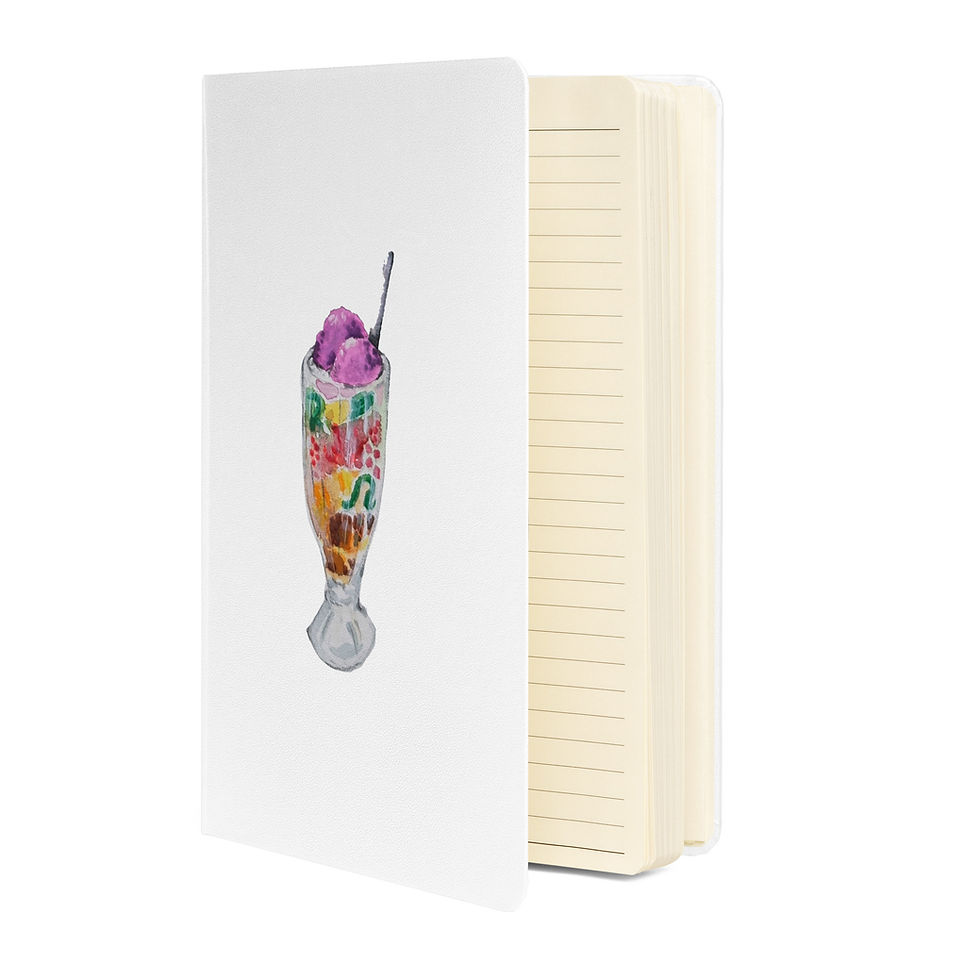 Thumbnail: "Halo-Halo" Hardcover bound notebook