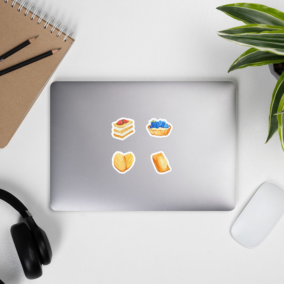 Thumbnail: "Friandise Française" Bubble-free stickers