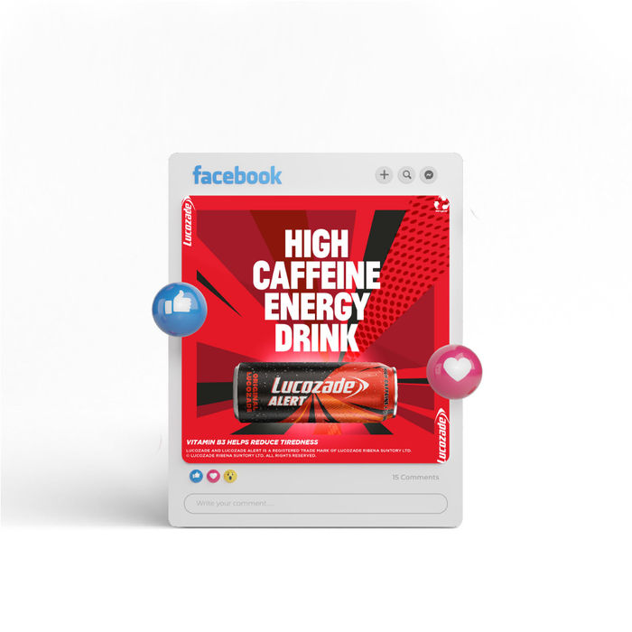 Lucozade Energy Facebook post