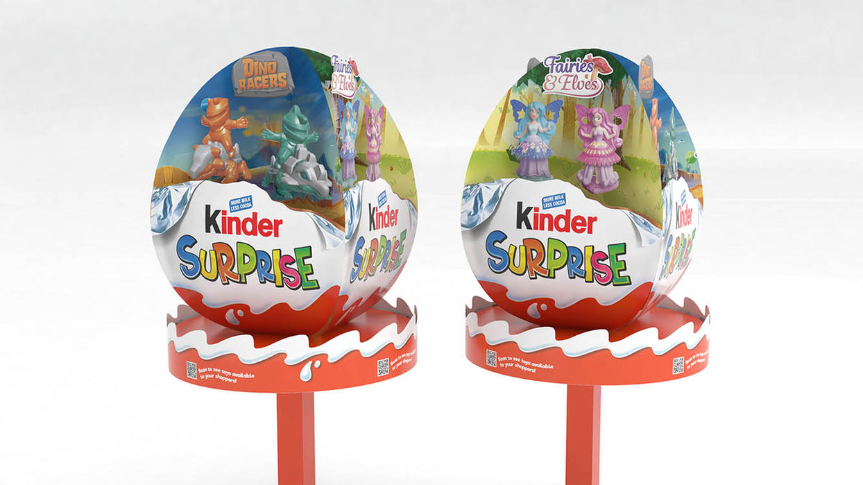 Kinder Surprise Centerpieces POS display