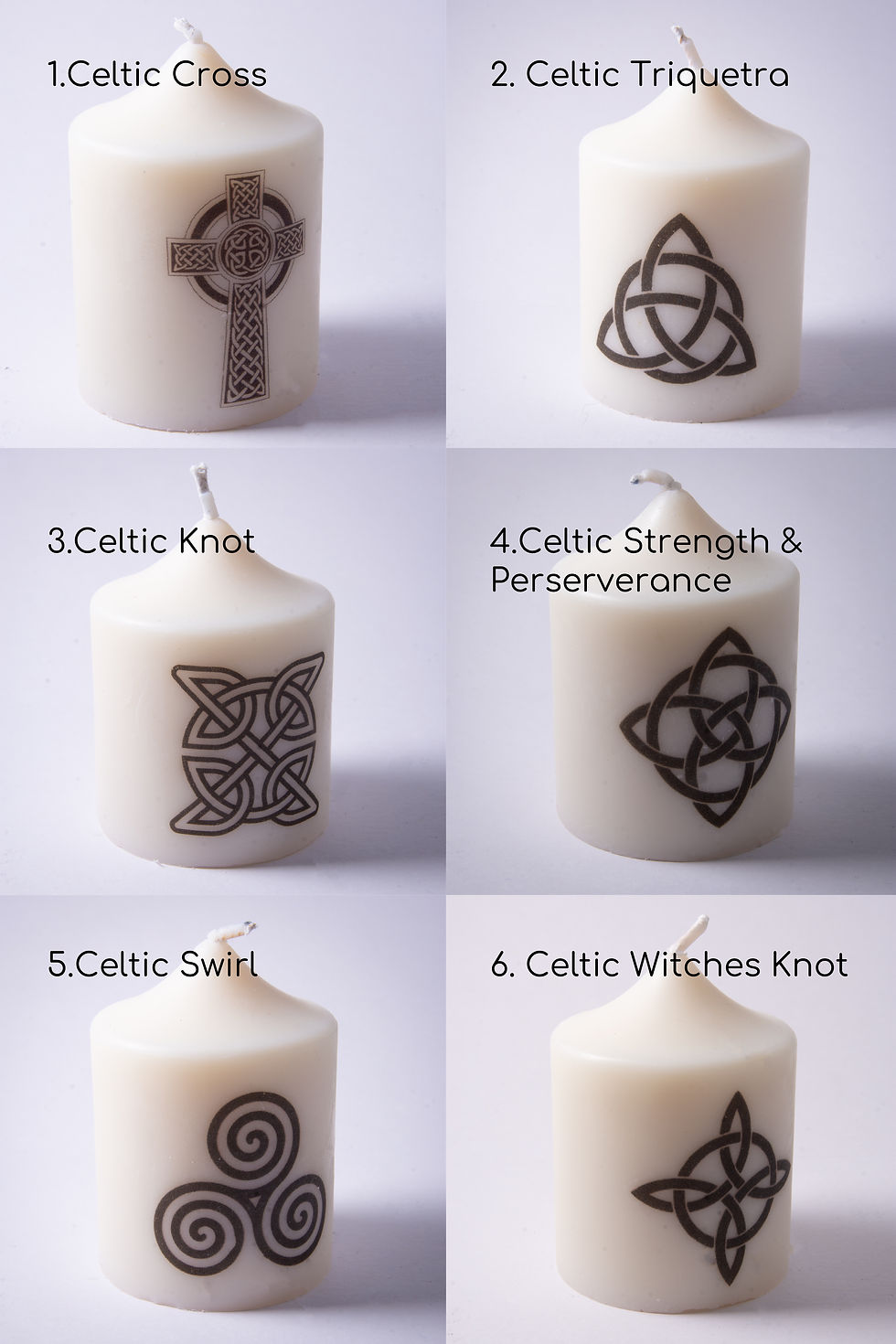 Thumbnail: Pillar  Celtic Candle