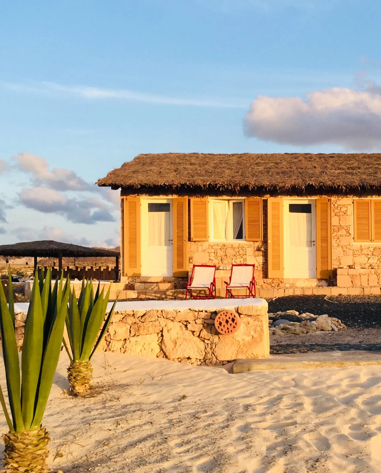 Boutique hotel costruito in pietra a Capo Verde