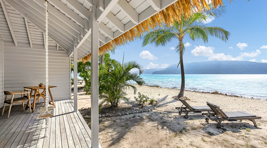 Terrazza sulla spiaggia alle Whitsundays