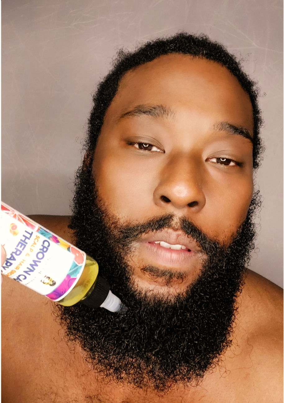 Crown Care Scalp and Haircare Therapy Oil for beard growth