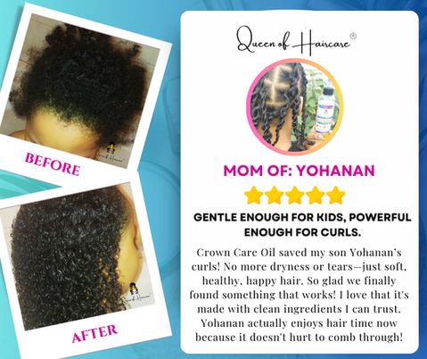 Gentle enough for kids, powerful enough for curls.