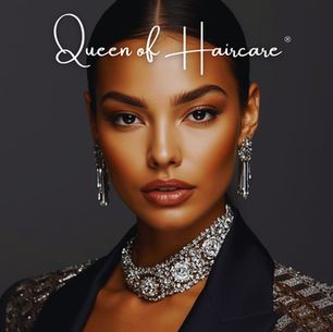 Leah R. at the queen of haircare photoshoot