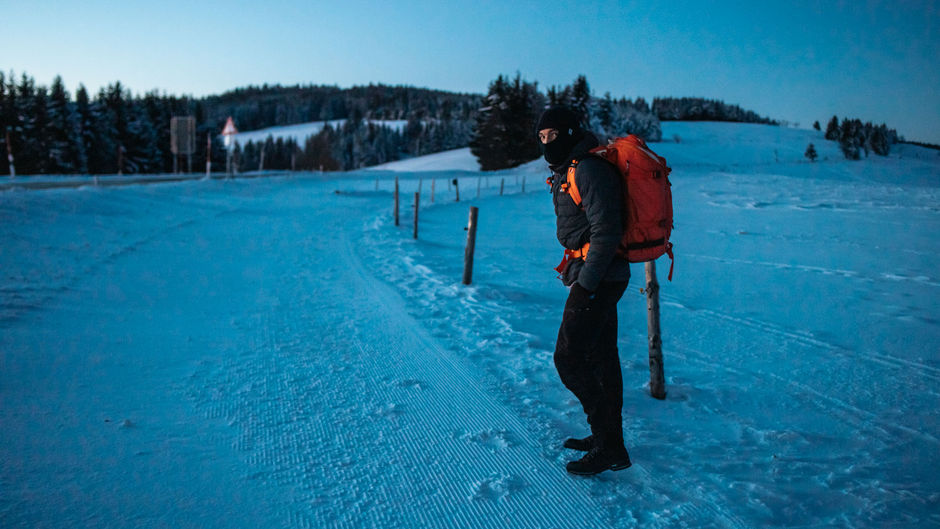 tgbf / Sonnenaufgang auf dem Schauinsland im Februar 2021