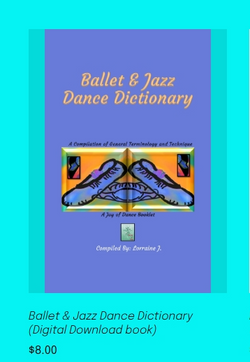 Ballet & Jazz Dance Dictionary (Digital Download book)