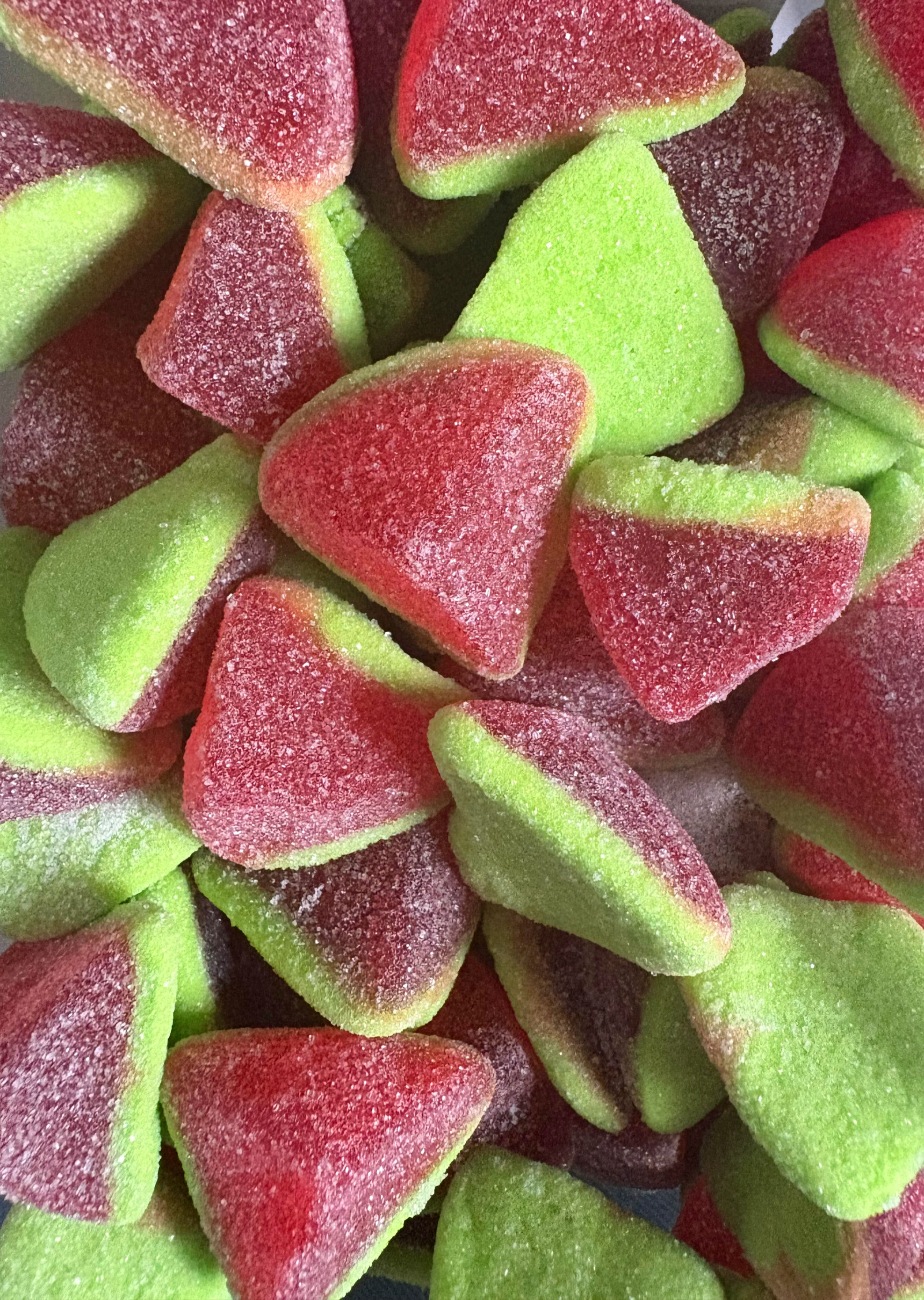 Pastèques fourrées sucrées