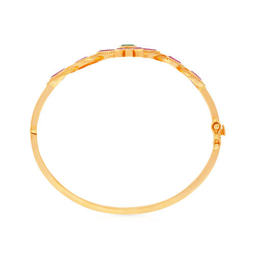 Thumbnail: Mystique Royal Floral 22 Karat Yellow Gold Product Findings  Finding TypeBox & P