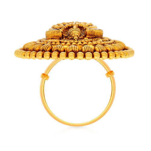 Thumbnail: Temple Crown 22 karat Yellow Gold Ring FRNTA10002