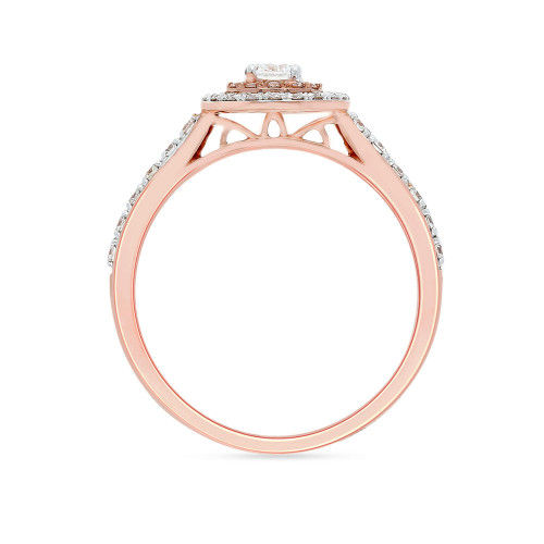 Thumbnail: Amazing Petals 18 Karat Rose Gold Diamond Ring MGNCLT013RN6