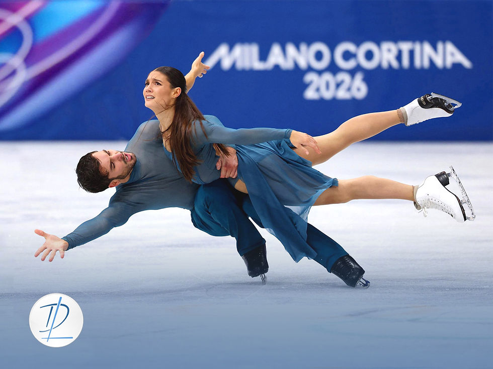 Laurence Fournier Beaudry et Guillaume Cizeron, champions olympiques au JO d'Hiver 2026.