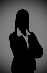 poster-unternehmerin-portrait-silhouette