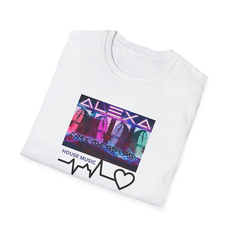 Thumbnail: ALEXA - Take Me As I Am - Graphic Tee for Music Lovers, Unisex Softstyle T-Shirt