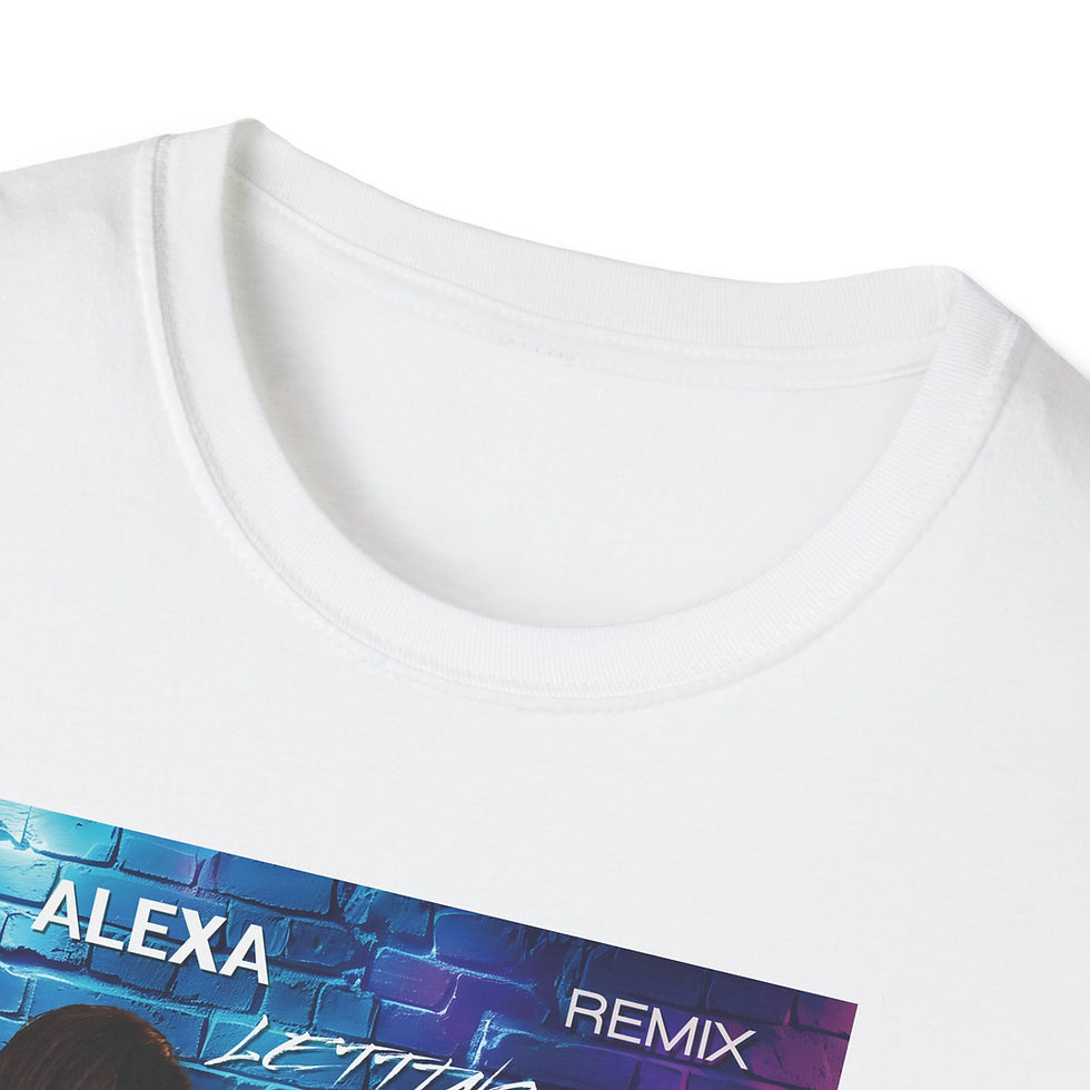 Thumbnail: ALEXA - Letting You Go - Graphic Tee for Music Lovers, Unisex Softstyle T-Shirt