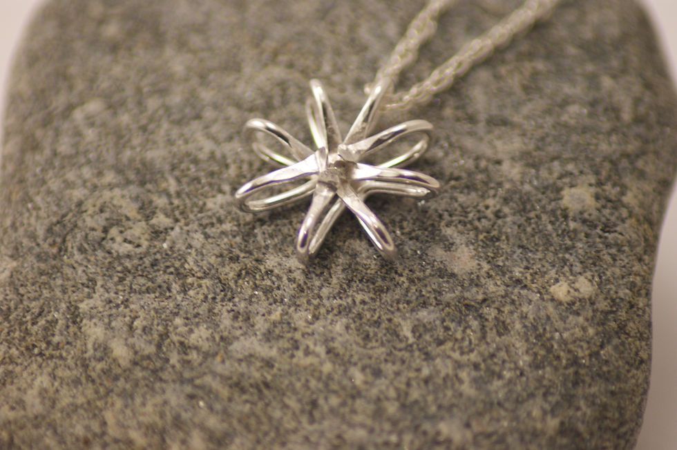 Silver Flower Pendant