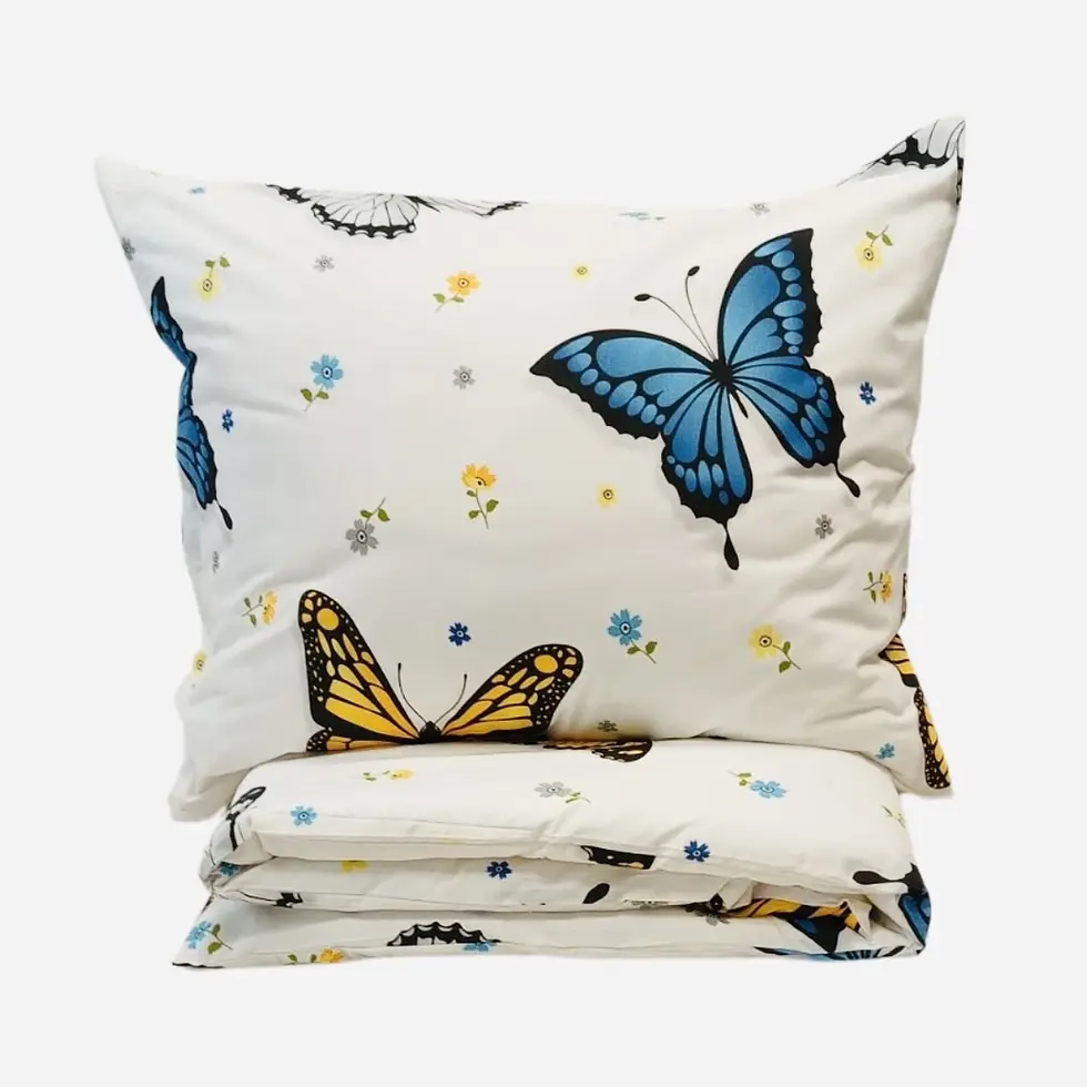 Pillangós 100% pamut ágyneműhuzat